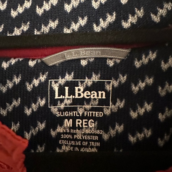 L.L. Bean Sweater Fleece Pullover - Picture 2 of 3